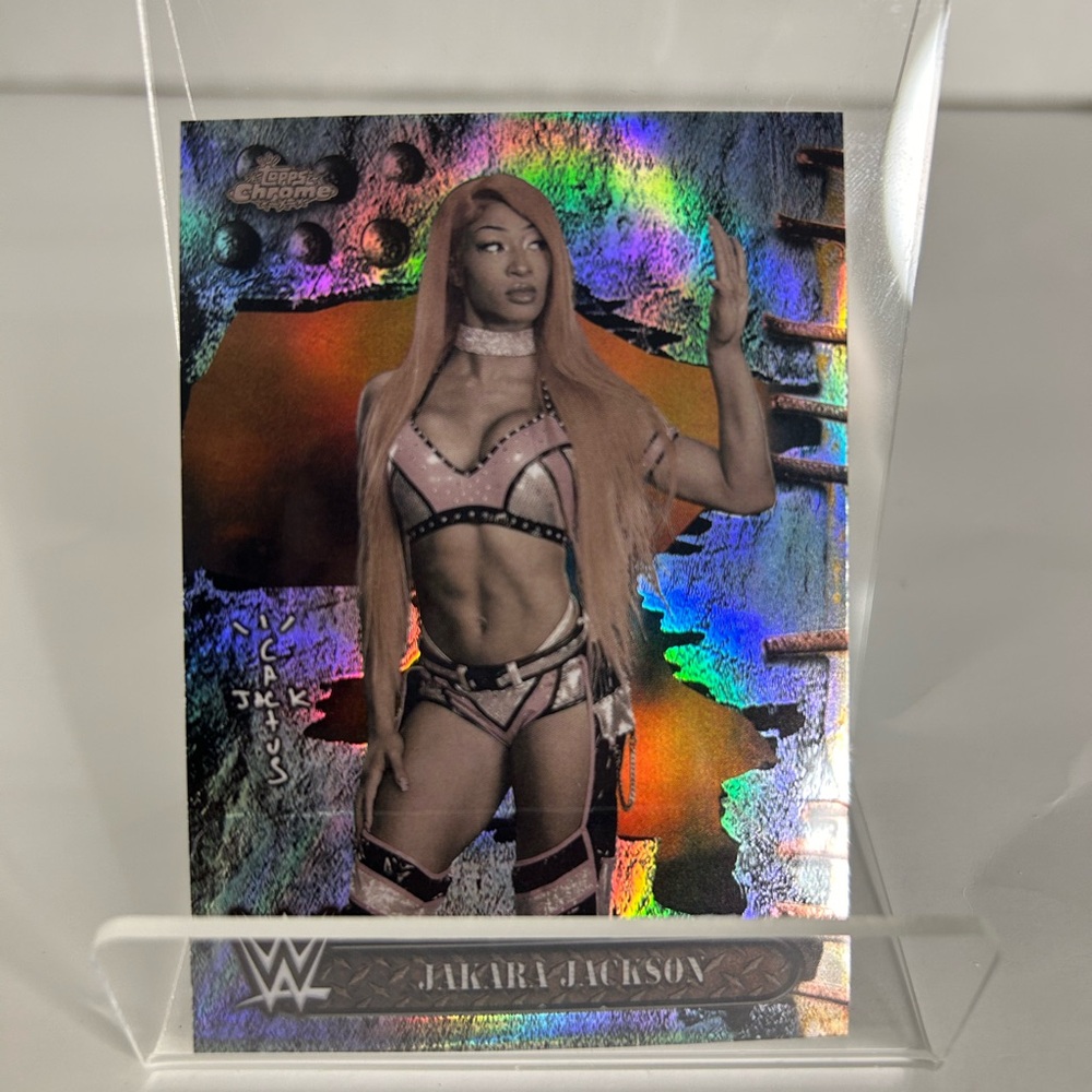2025 Topps Chrome WWE x Cactus Jack Jakara Jackson #86